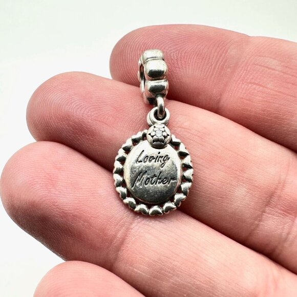 Pandora Loving Mother Charm 925 ALE Sterling Silver - Picture 2 of 3